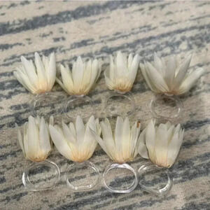 Vintage Vera Neumann Napkin Ring Set - 8